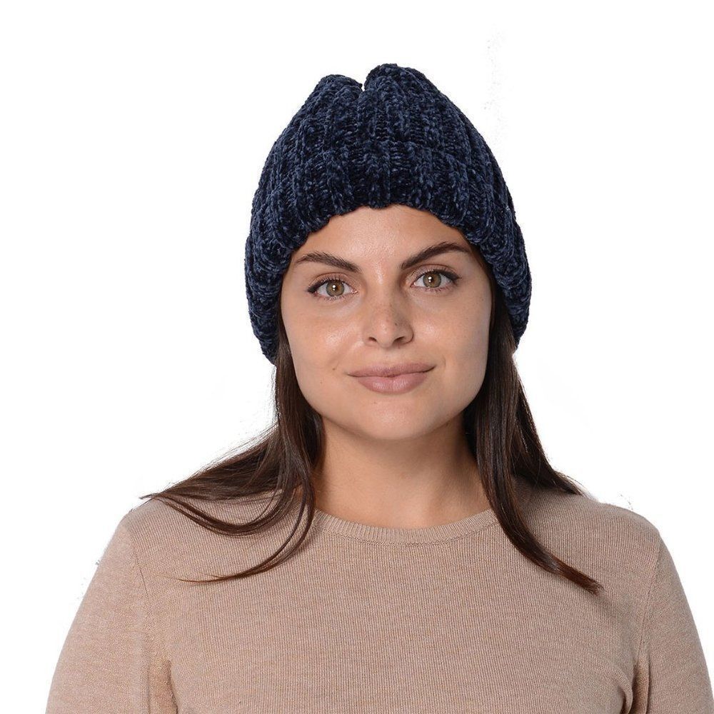 Beanie Blue Polyester & Acrylic